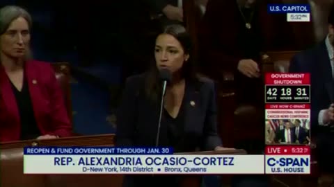 AOC: "It is unconscionable that what we are debating right now is legislation that will give 8