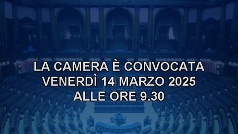 Roma - Camera - 19° Legislatura - 447° seduta (14.03.25)