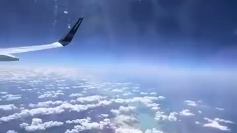 It's just me Or you can see the curvature of the l earth!?