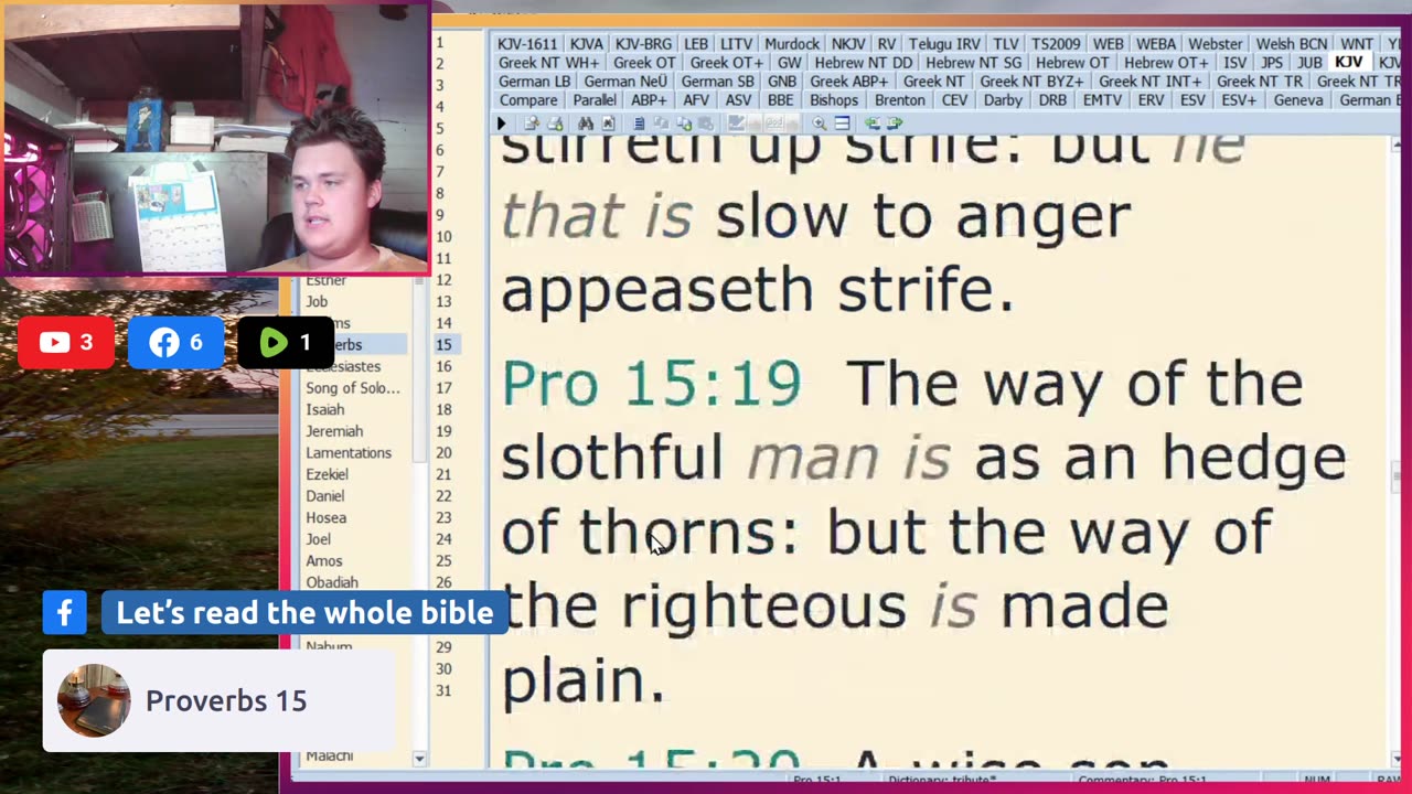Let's Read the Whole Bible Y'all!! 06/7/2025