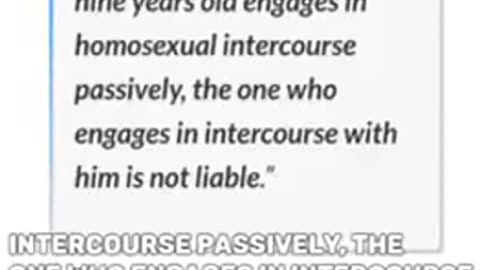 Jews can have gay sex with 9 year old boys