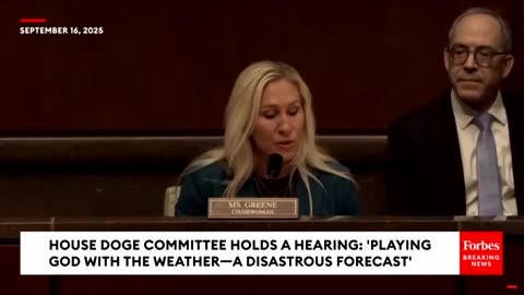 Marjorie Taylor Greene Plays Video About Geoengineering During Hearing On 'Playing God With Weather'