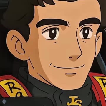 Ayrton Senna estilo gihbli 2025
