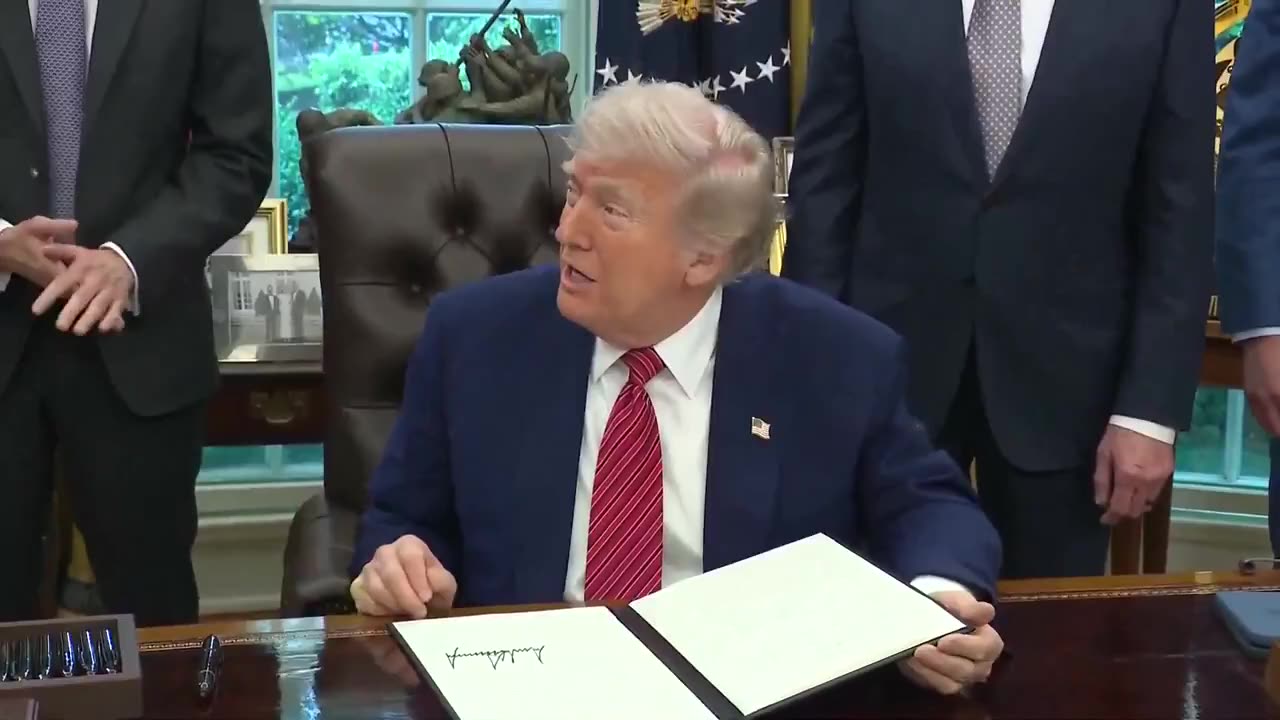 Trump signs nuclear executive order...