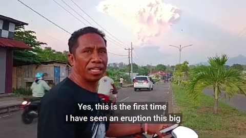Massive volcanic eruption in Indonesia spews ash 10,000 metres high