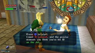 Legend of Zelda Majora's Mask - Training with the postman
