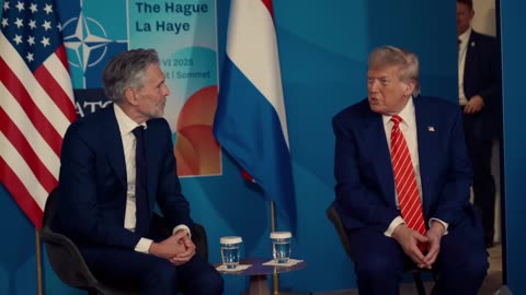 DADDY'S HOME: President Donald J. Trump Attends the NATO Summit, 2025