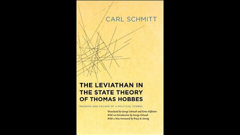 The Leviathan in the State Theory of Thomas Hobbes by Carl Schmitt