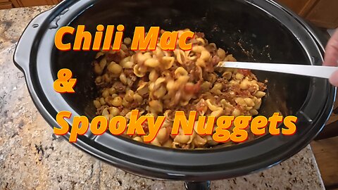 Easy Chili Mac & Spooky Nuggets — Cheap, Fast & Fall Comfort Food