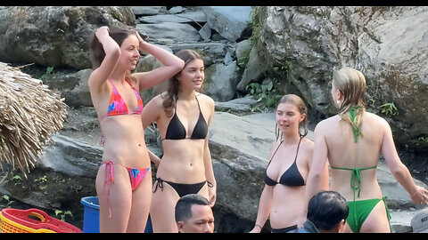 Wild Waterfall Deep in Nature-Ha Giang Loop