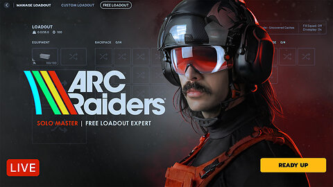 🔴LIVE - DR DISRESPECT - ARC RAIDERS - FREE LOADOUT EXPERT