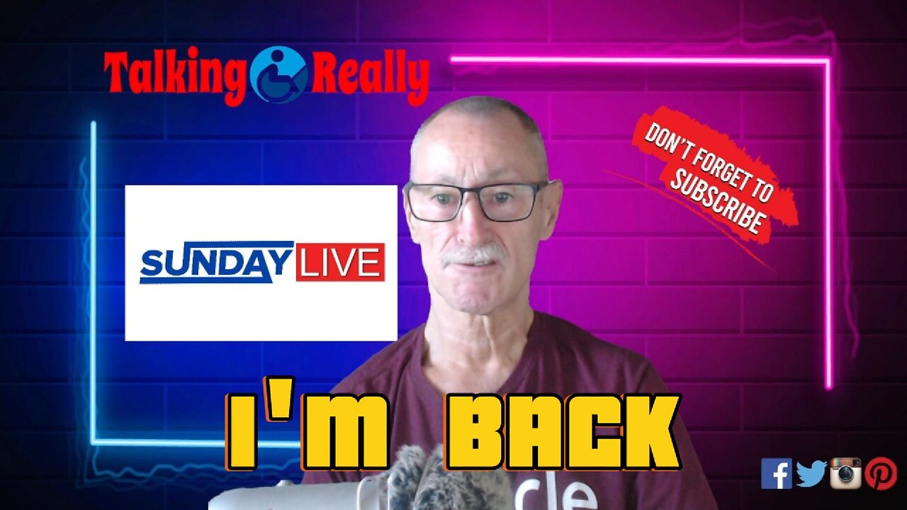 I'm Back | Talking Really Channel | Sunday Live