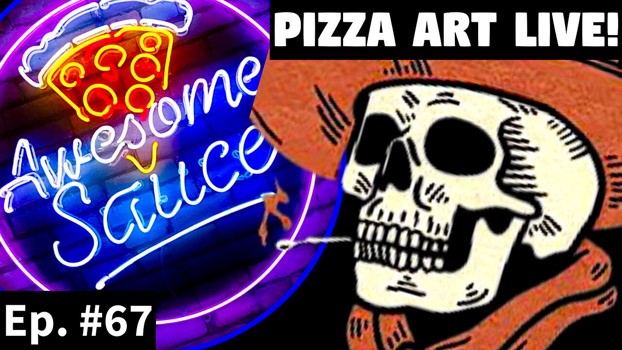 Awesome Sauce PIZZA ART LIVE Ep. #67: HALLOWEEN SPECIAL tribute to “Need to Breathe”