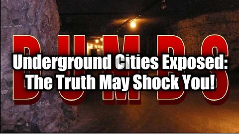 Bombshell! Underground Cities Exposed- The Truth May Shock You!!!