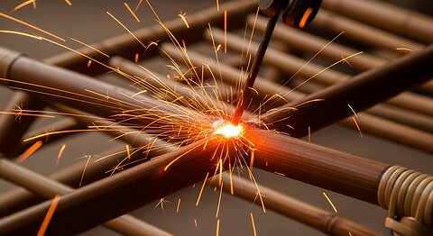 Welding rattan frames