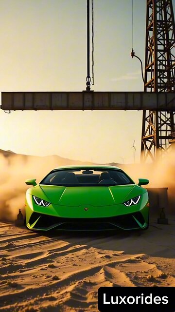 Car crashed with Crane