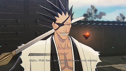 kenpachi zaraki all dialogue/cutscenes/secret story BLEACH Rebirth of Souls