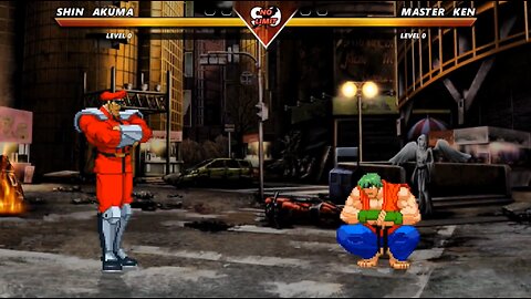 SHIN AKUMA vs MASTER KEN - (Hardest AI)