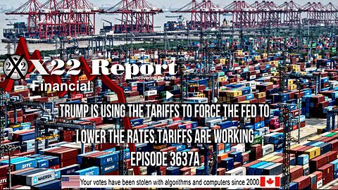 Ep 3637a - Trump Is Using The Tariffs To Force The Fed To Lower The Rates,Tariffs