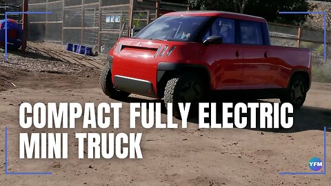 Compact fully electric mini truck