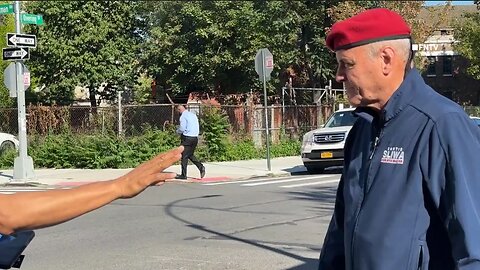 Curtis Sliwa visits Bronx Location of Teenagers Were Shot