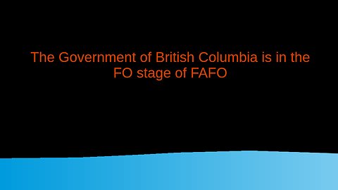 The Government of British Columbia and First Nations land claims
