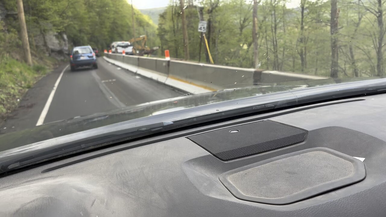 Endless road work on Rt 44 in Pine Creek Valley