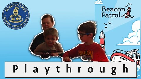 Let's Play Beacon Patrol: Board Game Knights of the Round Table Part 1