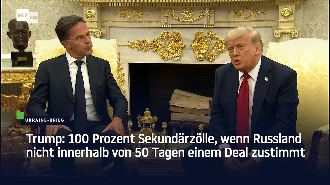 Trump droht Russlands Handelspartnern mit Strafzöllen – und erklärt Waffenexporte zur Geschäftssache