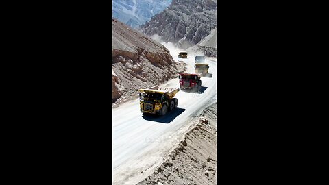 Giant Trucks Take Over the Highway
