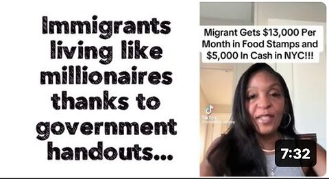"Government Handouts Enabling Immigrant Lifestyle Comparable to Millionaires"