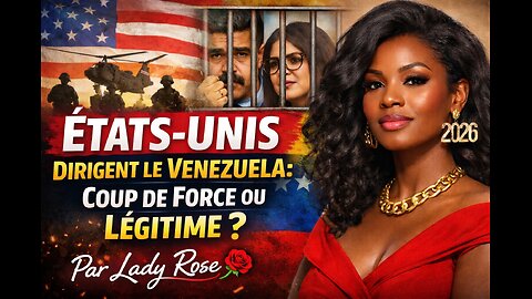 Venezuela : les États-Unis peuvent-ils diriger un pays souverain ? | Analyse par Lady Rose 🌹