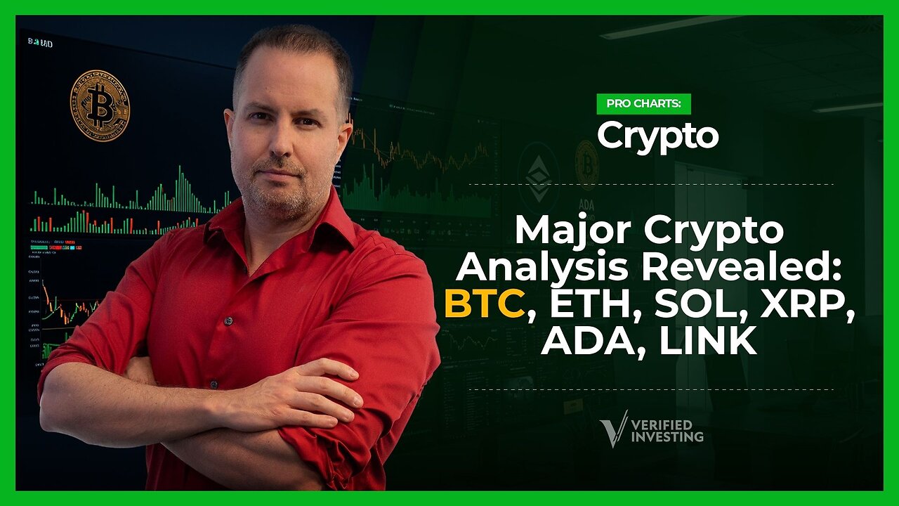 Major Deep Dive Into The Charts On Bitcoin, Ethereum, Solana, XRP, Cardano And Chainlink