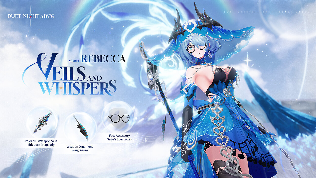 Duet Night Abyss BannerGameplay Psyche,Rebecca,Truffle and Filber Lustrous Skin Starlight Rondo