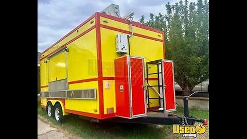 2023 8' x 16' Kitchen Food Trailer with Fire Suppression System | Concession Trailer