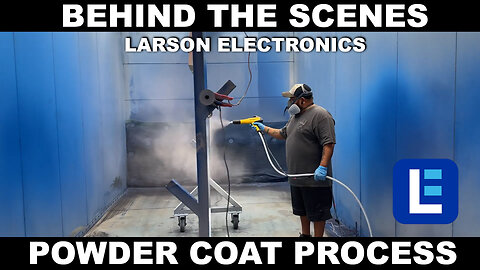 Powder Coat Process at Larson Electronics