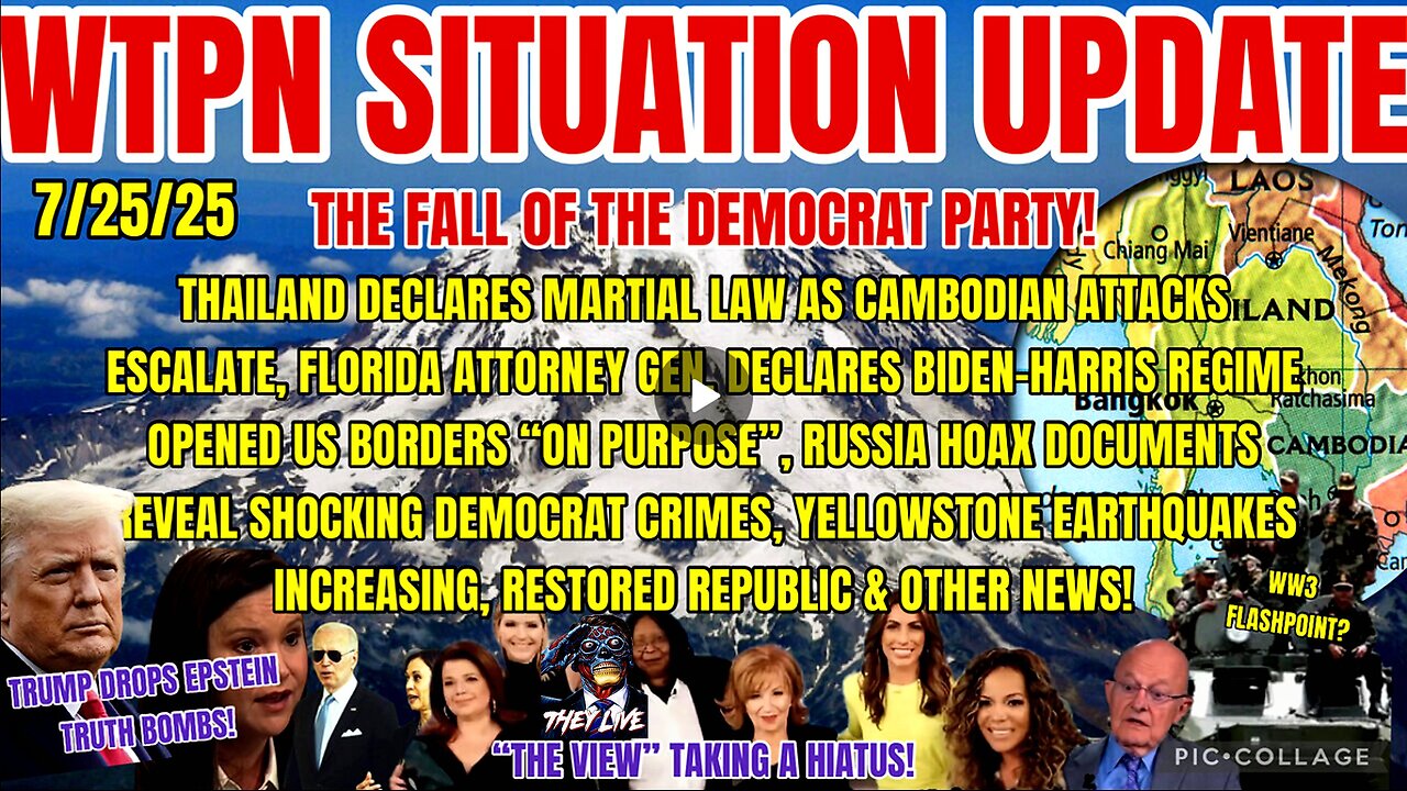 WTPN SITUATION UPDATE FEATURING RESTORED REPUBLIC 7/25/25