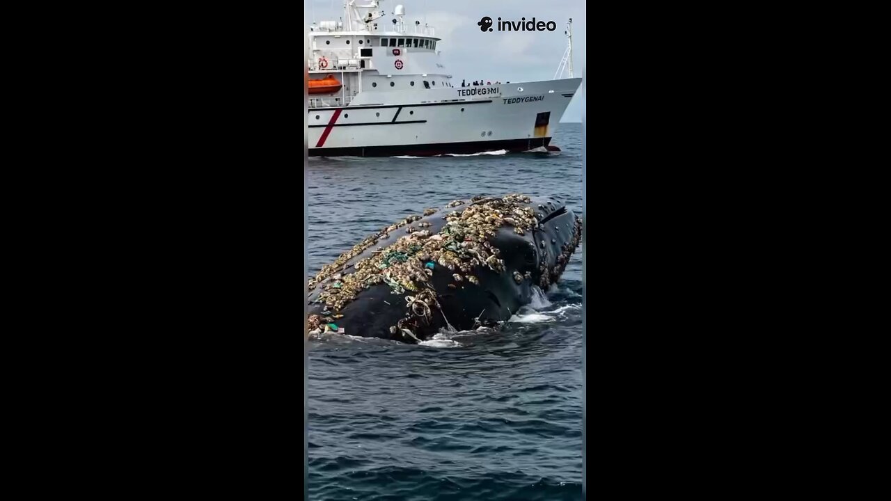 Trapped in pain, waiting for a miracle… 🐋💔 Today, that miracle happened.