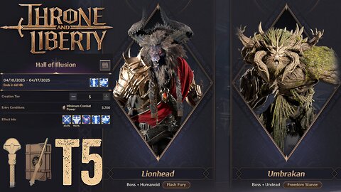 Hall of Illusion T5 as Wand Staff (Lionhead & Umbrakan) - Throne and Liberty
