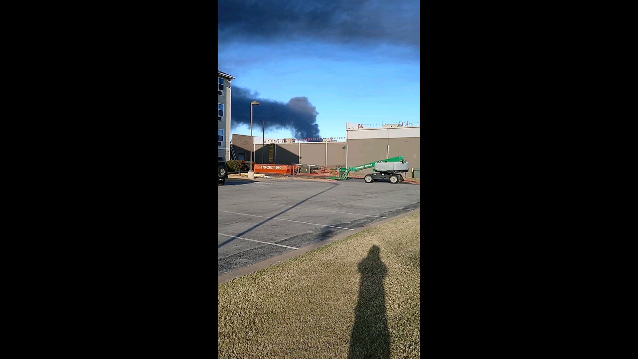 Recycling center fire