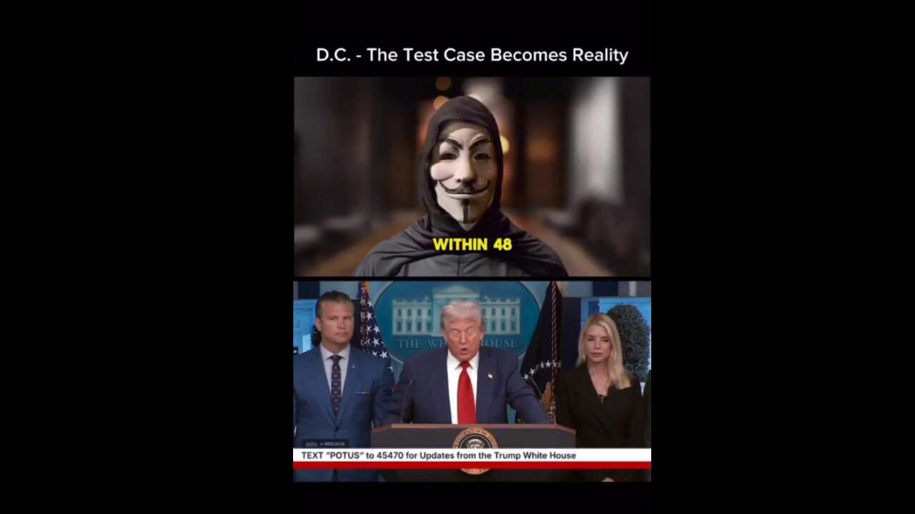 DC Federalized: The "Test Case" Begins-Trump Declares State of Emergency, takes control of the D.C. police & deploys the National Guard (8.11.25) PRAY