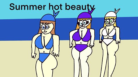 Summer hot beauty
