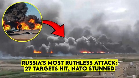 Massive Russian Attack on Kyiv Airport | U.S. Patriot System Destroyed