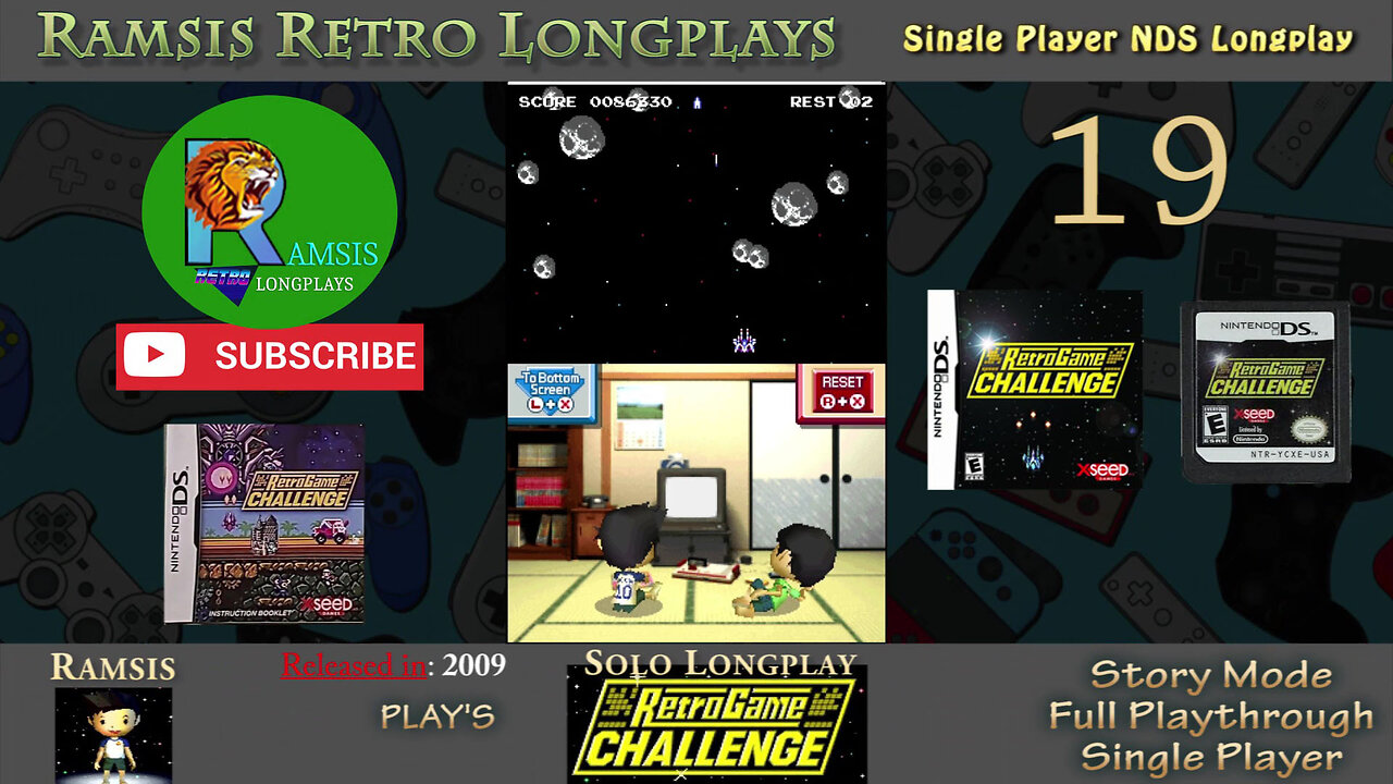 Retro Game Challenge | Nintendo DS Game | 2009 | Cosmic Gate | Episode #19 | Retroplay