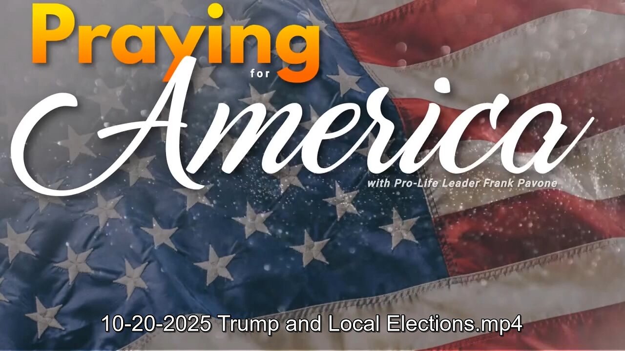 Praying for America w/ Father Frank - How 19 Seats Could Change Everything! - 10/20/2025
