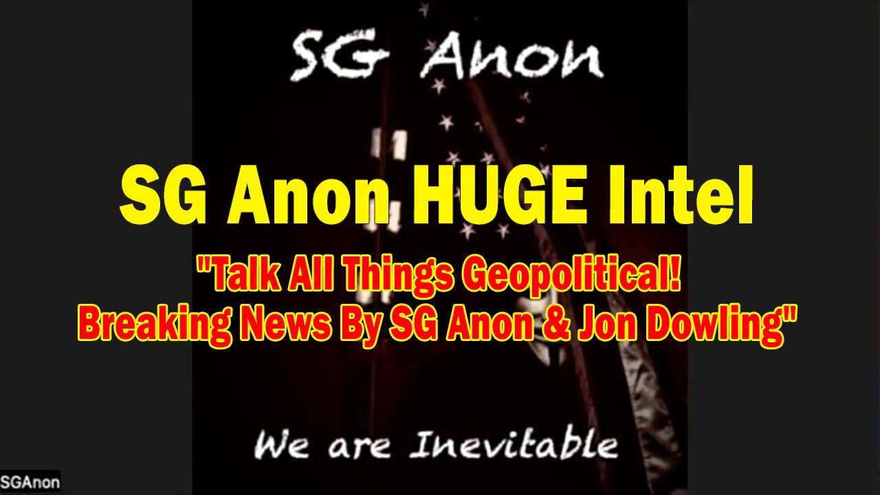 SG Anon HUGE Intel 08.19.25: "Talk All Things Geopolitical! Breaking News By SG Anon & Jon Dowling"