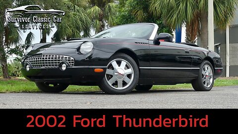 Clean Black 2002 Thunderbird. Black/Red leather interior, 3.9L V8, Automatic, 59,181 miles. For sale