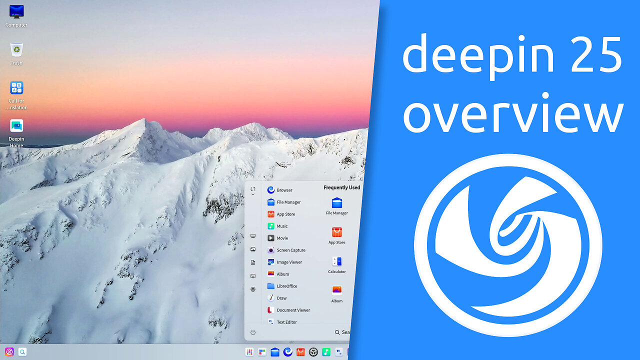 deepin 25 overview | Beautiful and Friendly