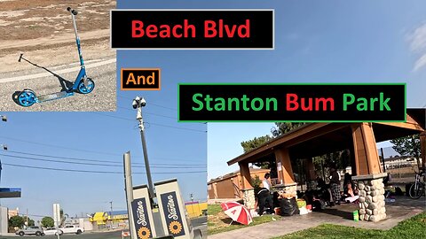 Beach Blvd Scooter POV, I Found A Park Full Of Bums