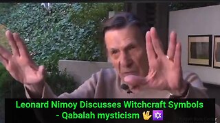 Leonard Nimoy Discusses Witchcraft Symbols - Kabbalah Mysticism 🖖✡️